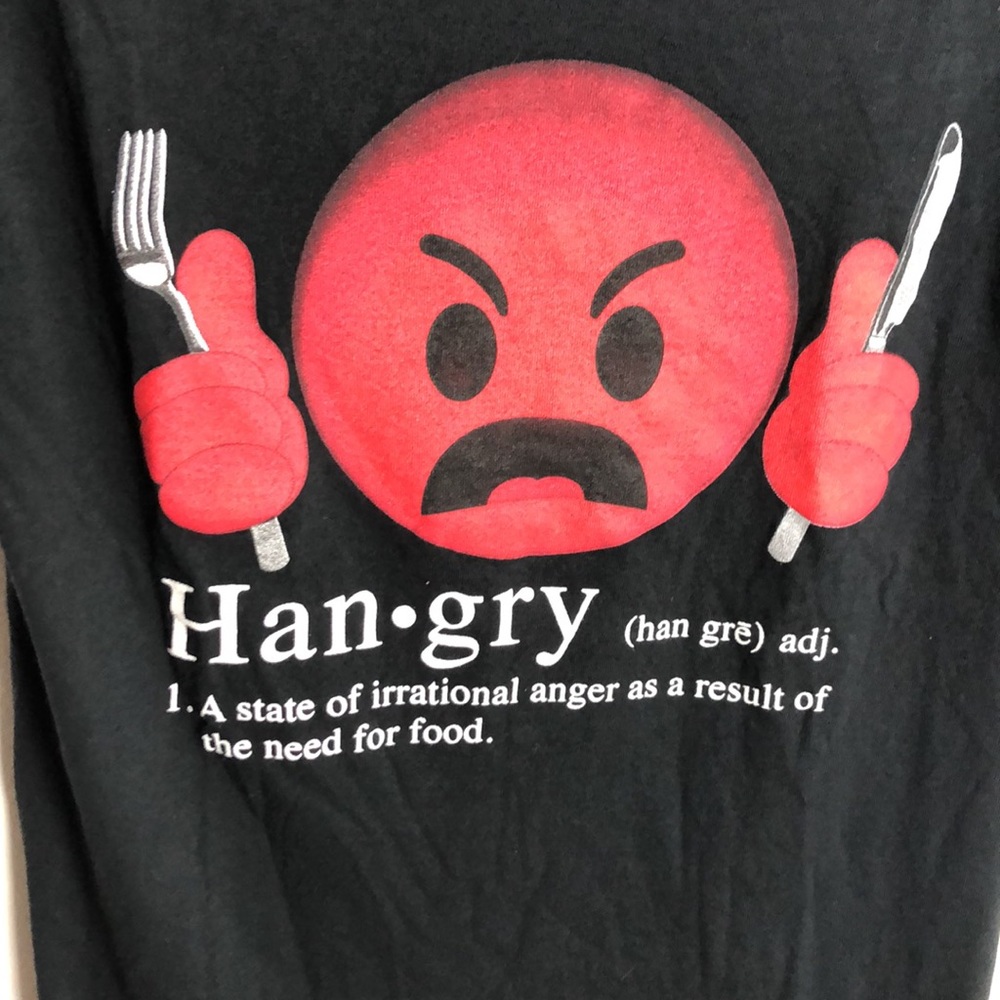 Hangry Short Sleeve Shirt Size M - Picture 3 of 4